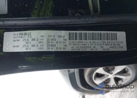 2019 Jeep Cherokee Limited 4X4 из США, поврежденный, VIN 1C4PJMDX5KD397274